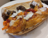 Foto del paso 13 de la receta: Sánduche🥯de carne,🍖queso🧀y plátano🥙maduro🌮