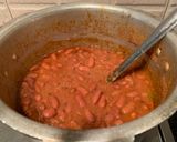 A picture of step 9 of Rajma masala.