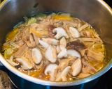 Hình bước làm 3 của món Canh măng khô nấu chay