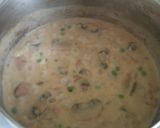 A picture of step 6 of Vickys Creamy Mushroom Pasta, GF DF EF SF NF.