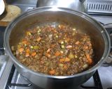 A picture of step 3 of Picadillo.