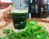 Nước rau má bước làm 4 hình