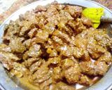 A picture of step 1 of Beef Tikka boti resturent style bohat yummy bani.