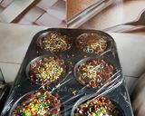 A picture of step 5 of No bake dessert cups.
