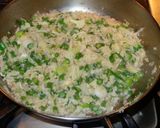 Foto del paso 2 de la receta: ARROZ DE COLIFLOR CON POROTOS VERDES Y CEBOLLINES, KETO, JON STYLE