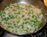 Foto del paso 2 de la receta: ARROZ DE COLIFLOR CON POROTOS VERDES Y CEBOLLINES, KETO, JON STYLE