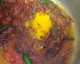 A picture of step 3 of Beans in coconut served with ugali#coconut/tamarind contest.