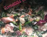 Foto del paso 3 de la receta: Espinacas a la mexicana con crema