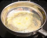 A picture of step 3 of Raw Mango Thokku.