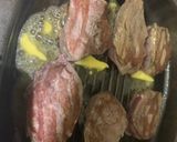 A picture of step 3 of Fillet mignon with mushroom sauce.