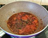 A picture of step 9 of Dal Palak.