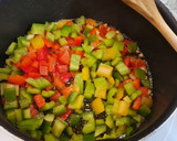Foto del paso 3 de la receta: Ternera con pimientos al vino blanco