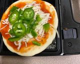 A picture of step 4 of Pizza Waffles.