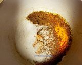 A picture of step 2 of Dhaba style egg curry.