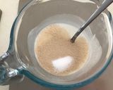 A picture of step 1 of Coconut milk breads.