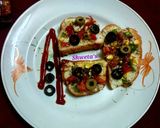 A picture of step 3 of બૃષેટા (Brushetta recipe in Gujarati Jain).