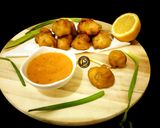 A picture of step 7 of Instant Mysore Bonda With Yummy spicy Red Chutney.