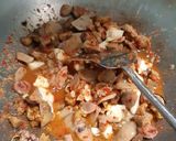Foto langkah ke 4 dari resep Ati Empela putih telur baso Balado.