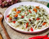Foto langkah ke 4 dari resep Tumis Jamur Tiram Tauge.