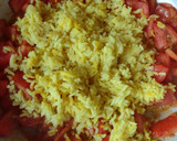 Foto del paso 3 de la receta: Arroz, queso fresco y tomate (invento delicioso 😉😋)