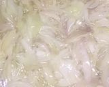 A picture of step 2 of Alu palak.
