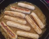 Foto del paso 6 de la receta Salchichas de pollo caseras encebolladas