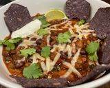 A picture of step 7 of Black Bean & Poblano Soup.