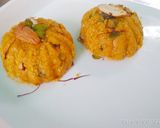A picture of step 4 of Besan suji modak.