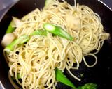 生ハム&竹筍&蘆筍 義大利麵的食譜步驟4照片