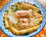 Hình bước làm 3 của món Bún sườn heo măng le