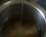 A picture of step 4 of Kaimati coated with sugar syrup.
