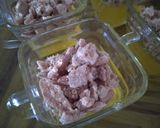 Foto langkah ke 2 dari resep Puding Biskuit dgn Coklat Lumer.