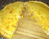 Foto del paso 3 de la receta: Tarta de atún, choclo, cebolla, morrón y huevo