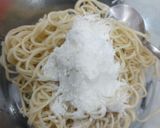 A picture of step 1 of American chopsuey with fried rice.