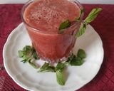 A picture of step 3 of Watermelon kokum smoothie.