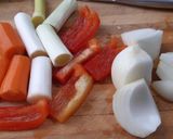 Foto del paso 1 de la receta: Sopa de garbanzos con fideos
