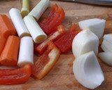 Foto del paso 1 de la receta: Sopa de garbanzos con fideos
