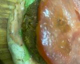 A picture of step 5 of Vegan veg burger/ lentil burger.
