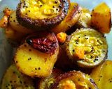 A picture of step 4 of Kankada and Potato fry.