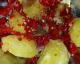 A picture of step 4 of Potatoes egg kebab.