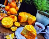 عکس مرحله 1 از دستور کیک پرتقالی زعفرانی بدون فر