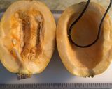 A picture of step 2 of Burrito Stuffed Spaghetti Squash.