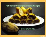 Foto langkah ke 7 dari resep Roti Tawar Gulung Isi Pisang Nangka.