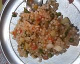 A picture of step 7 of Sabudana khichdi.