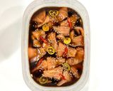 Hình bước làm 5 của món Cá hồi ngâm tương