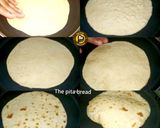 A picture of step 4 of Arabian Chicken Fatayers also in Pita wraps and pita pockets.