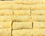 Foto langkah ke 7 dari resep Risol Macaroni Chicken Creamy (Frozen Food).