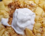 Joghurtos birsalma sült tofuval és édesburgonyával (vegán) recept fázis 3 fotója