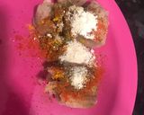 A picture of step 1 of Jain Masala Sandwich.