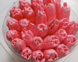 Foto langkah ke 7 dari resep Rainbow Cake (Flower Bucket Cake).